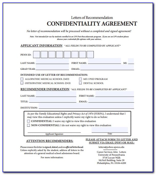 Confidentiality Agreement Template Word