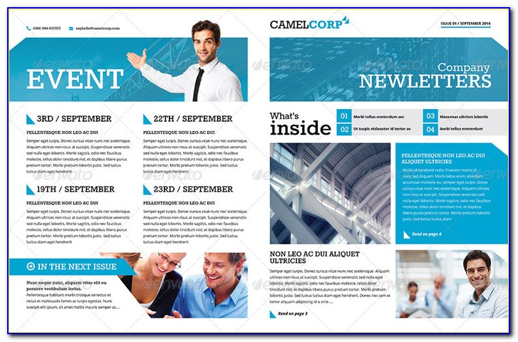 Corporate Newsletter Templates Free Download