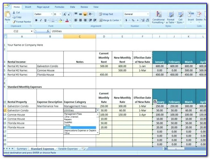 Customer Database Excel Template Real Estate