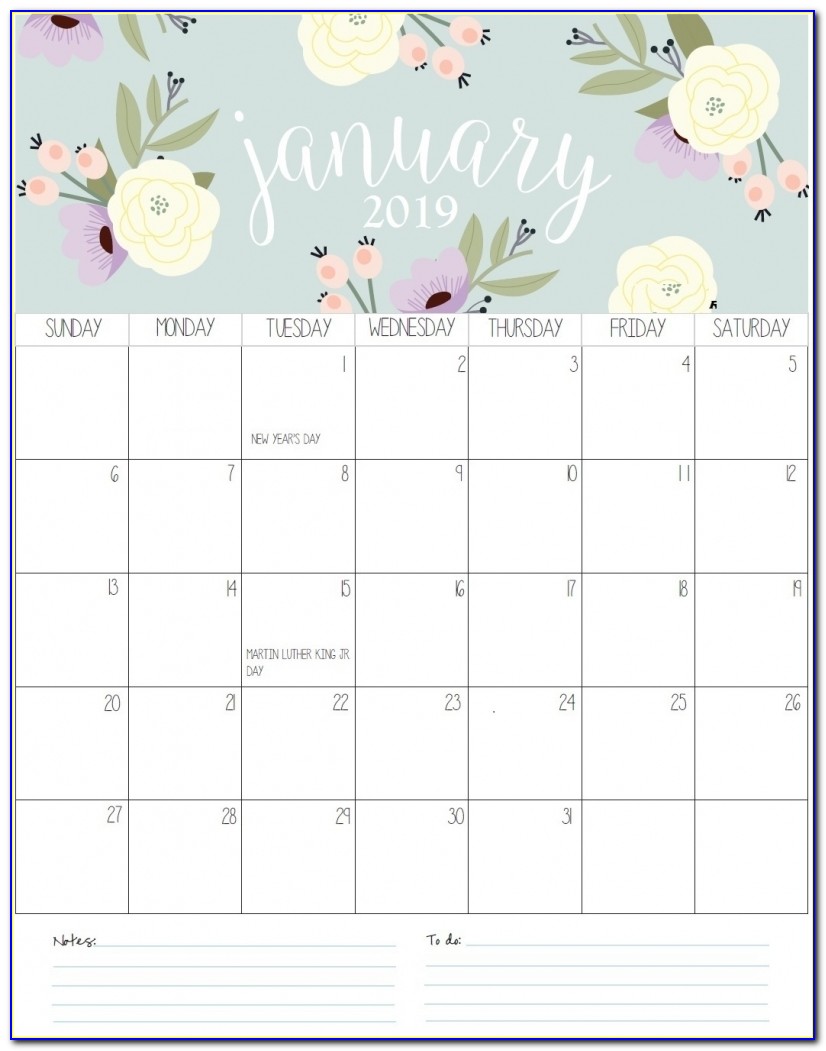 January 2019 Office Desk Calendar Monthly Printable Calendar 2019 Calendar 2019