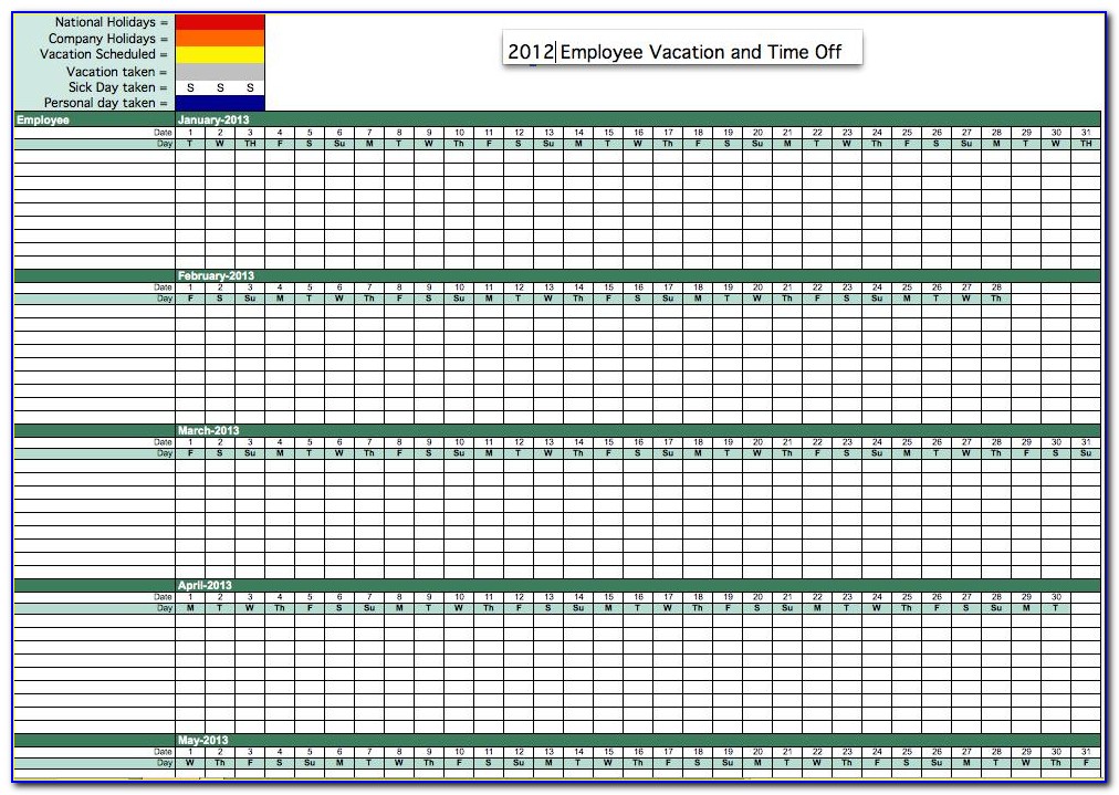 Employee Sick Time Tracking Template