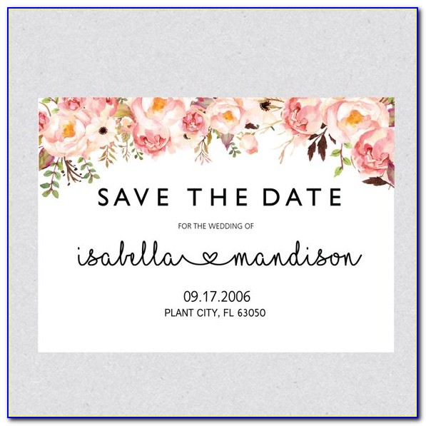 Etsy Save The Date Invitations