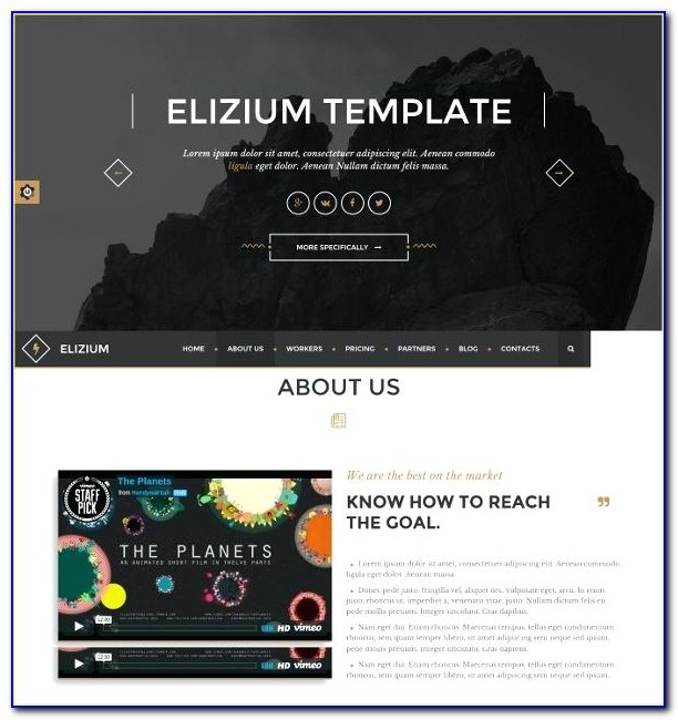 Event Management Website Templates Bootstrap Free