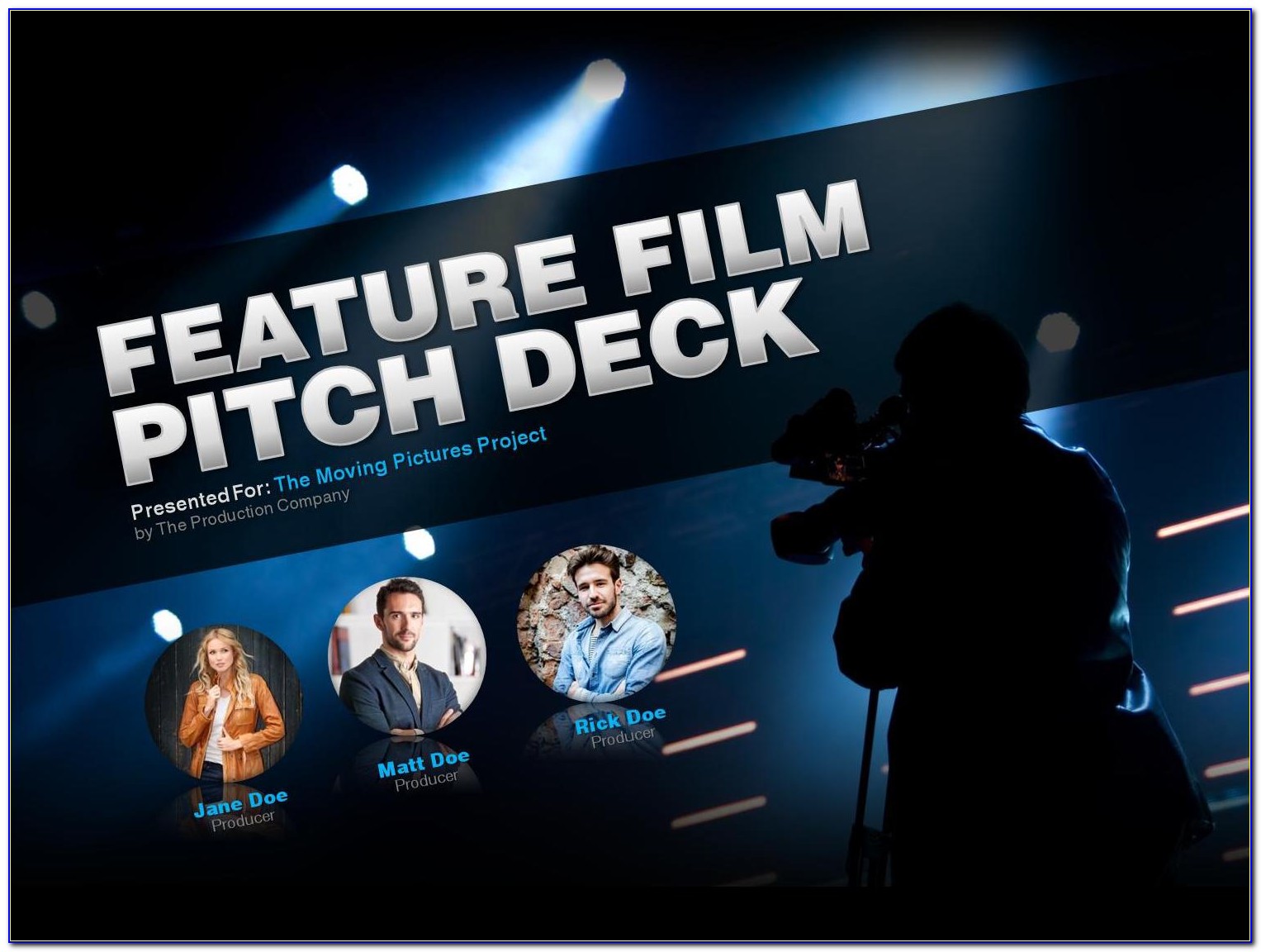 Feature Film Pitch Deck Template