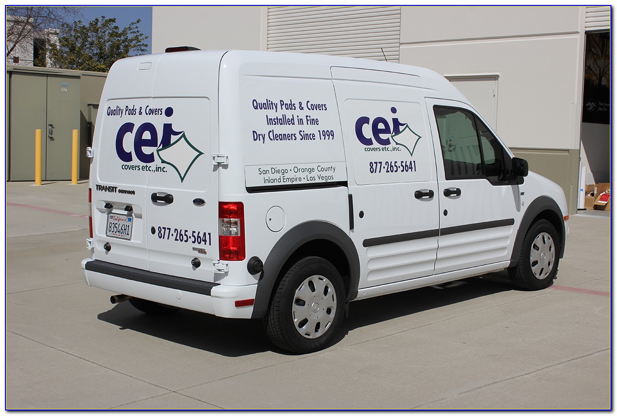 Ford Transit Connect Wrap Template