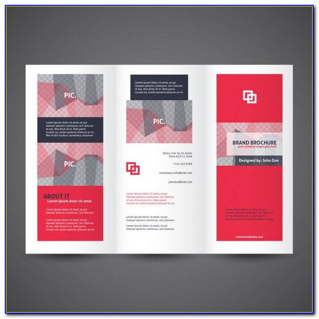 Free 3 Fold Brochure Template For Word