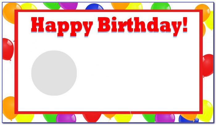Free Birthday Card Templates Online