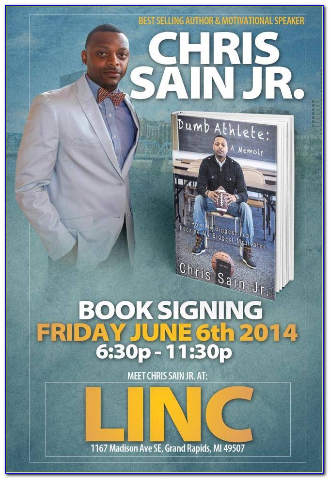 Free Book Signing Flyer Templates
