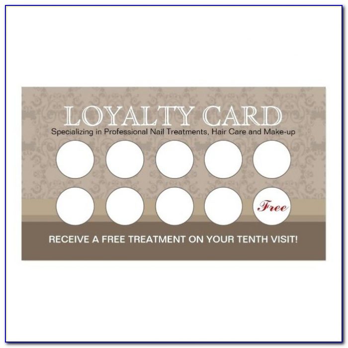 Free Business Loyalty Card Template
