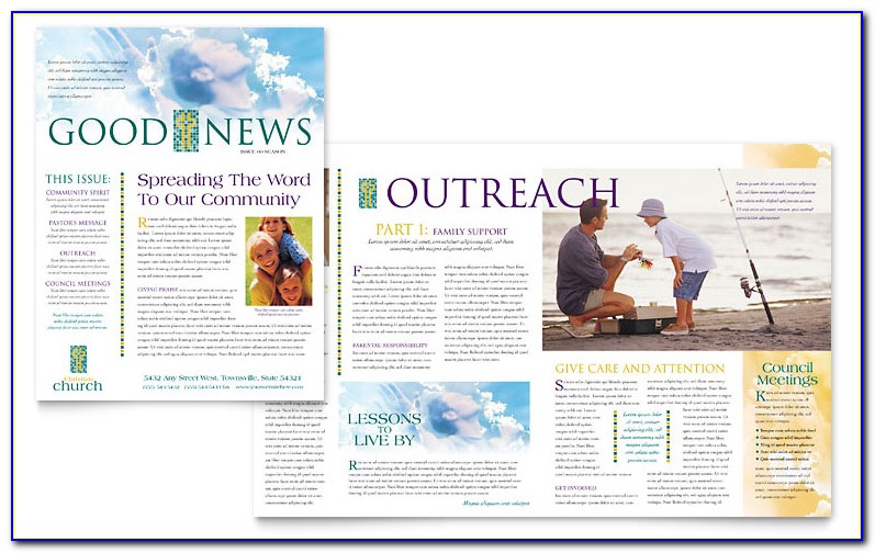 Free Church Newsletter Templates Microsoft Word