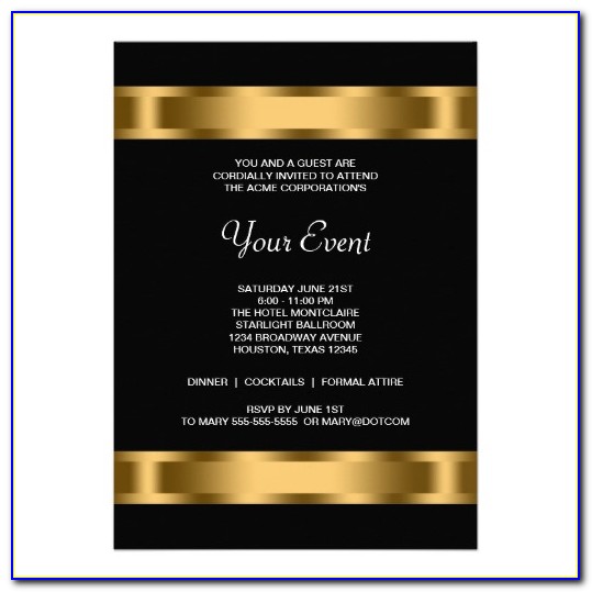 Free Corporate Holiday Party Invitation Template