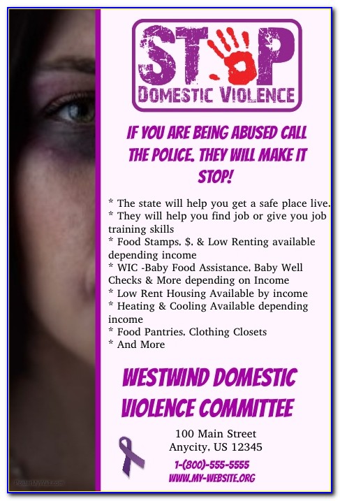 Free Domestic Violence Flyer Templates