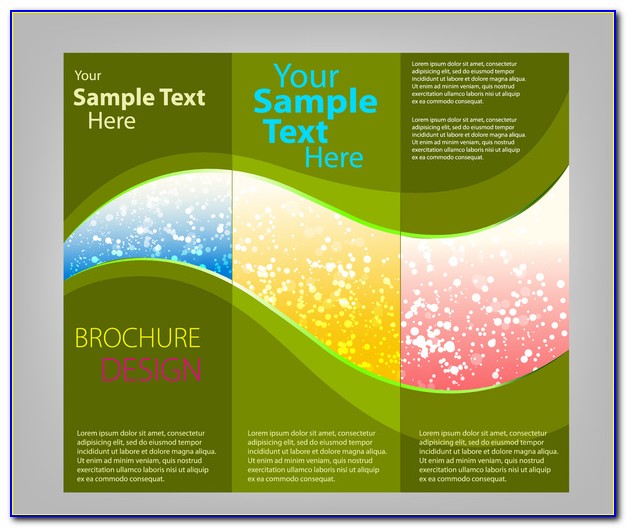 Free Download Template Tri Fold Brochure