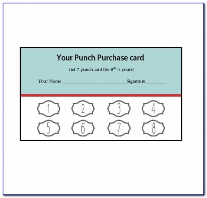 Free Loyalty Card Template Download