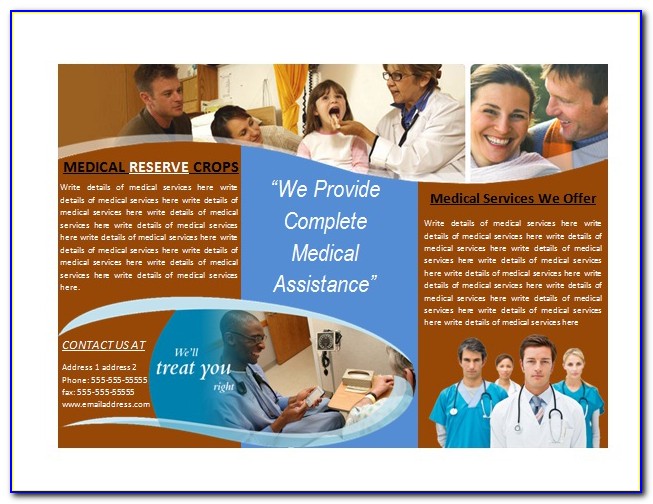 Free Medical Brochure Templates For Word