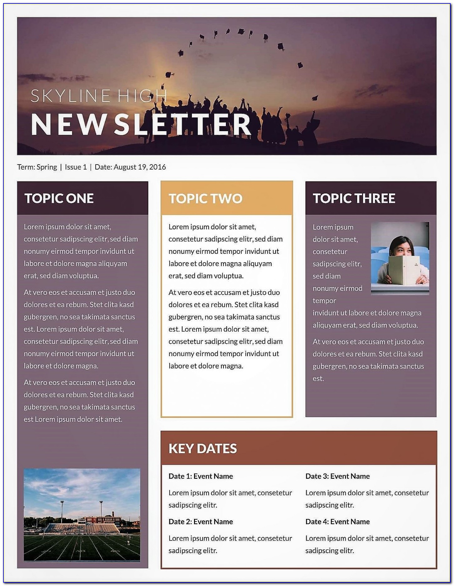 Free Newsletter Templates Publisher