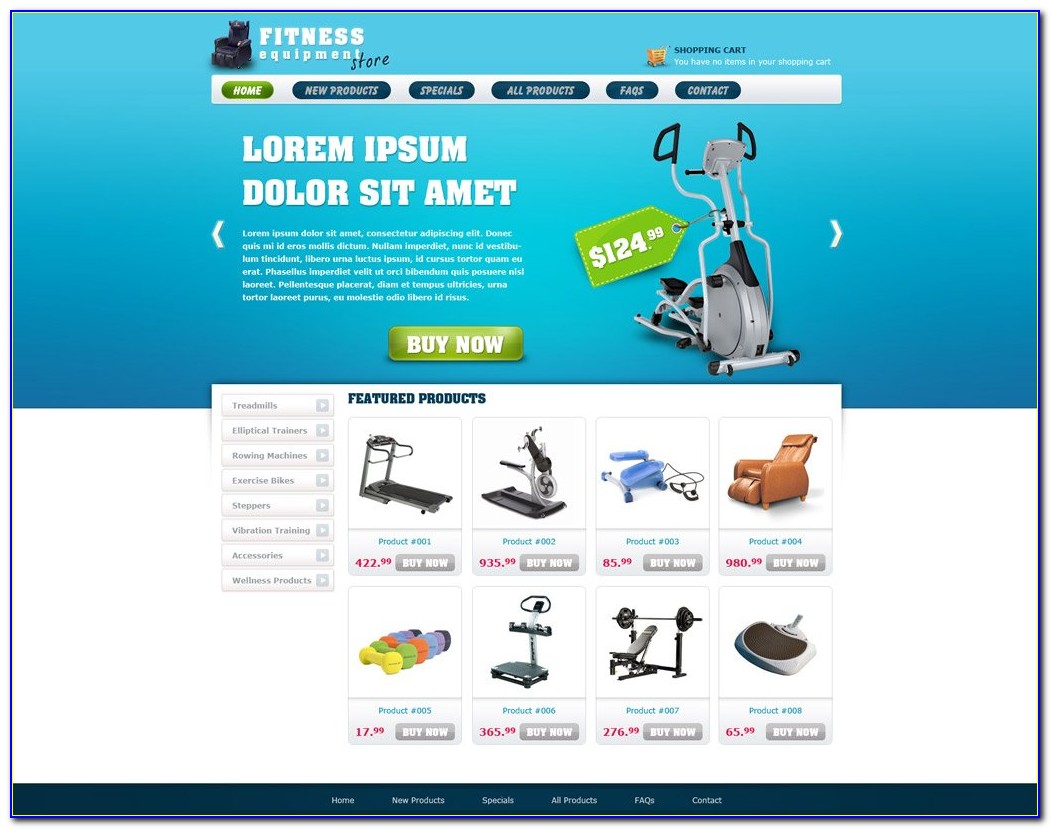 Free Php Ecommerce Web Templates