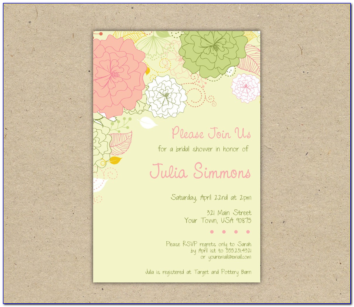 Free Printable Baby Shower Invitation Templates For Word