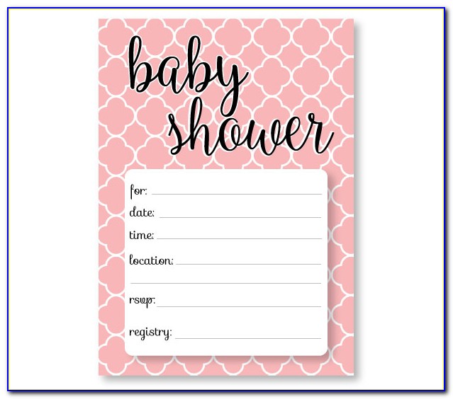 Free Printable Mustache Baby Shower Invitations Templates
