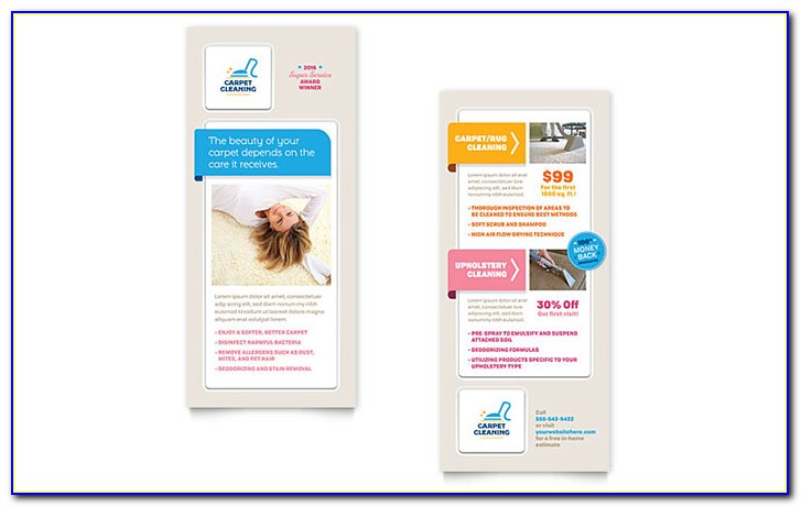 Free Rack Card Template Indesign