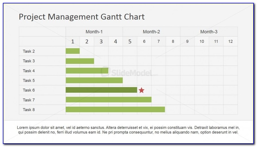 Gantt Chart Template With Milestones