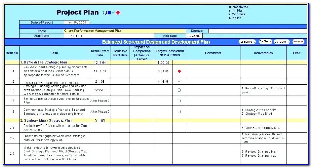 Gantt Project Planner Template Excel 2010