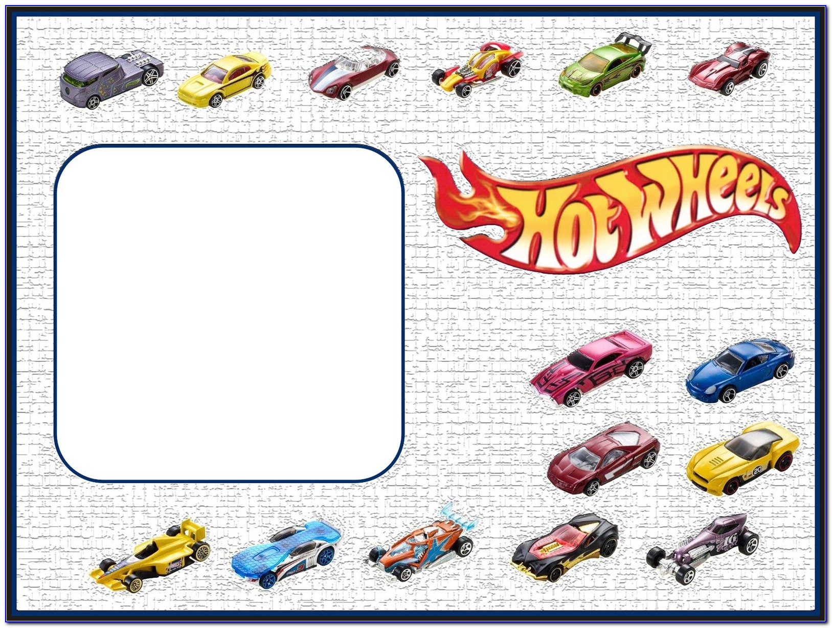 Hot Wheels Party Invitation Template