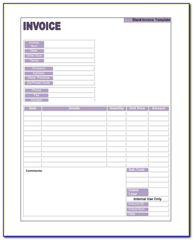 Free Printable Invoice Free To Do List Free Printable Invoices Templates Free Printable Invoices Templates