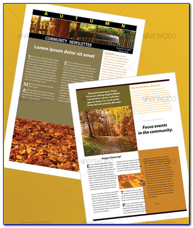 Indesign Newsletter Template Free Download