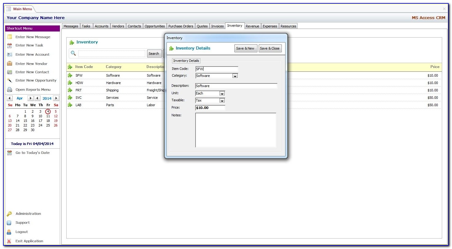 Inventory Management Template Access 2007 28 Images Microsoft With Inventory Management Template Access 2007