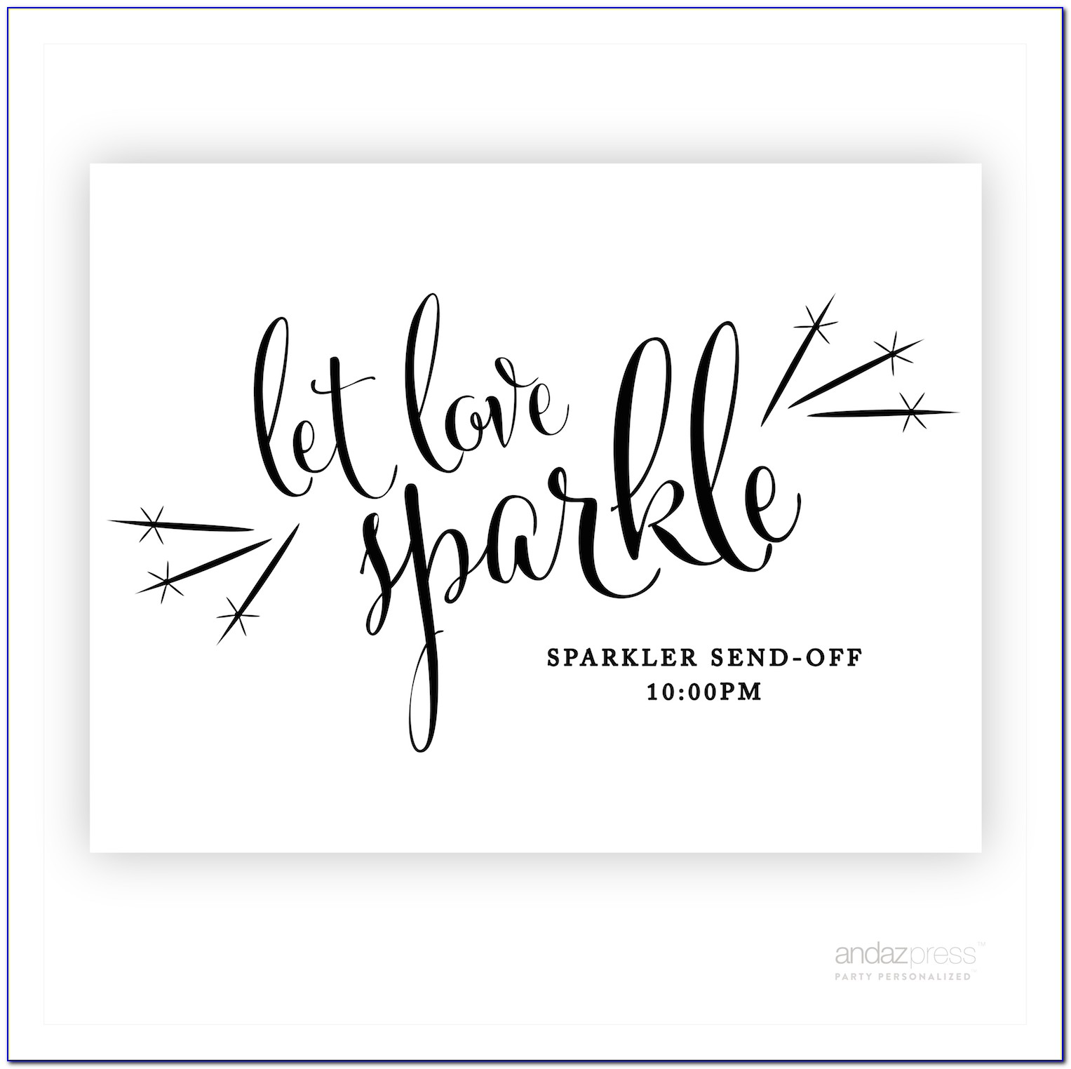 Ap10245 Andaz Press Wedding Party Signs, Formal Black And White, 8.5 Inch X 11 Inch, Mr. & Mrs