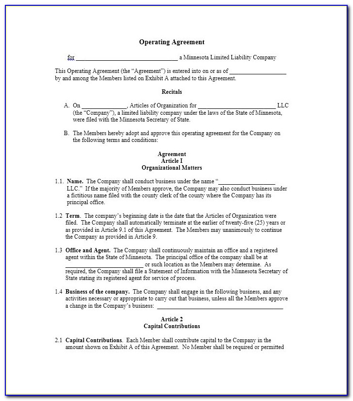 Llc Operating Agreement Amendment Sample