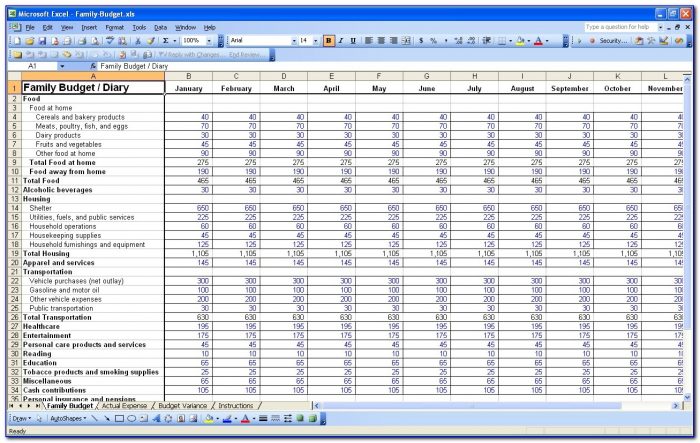 My Daily Expenses Excel Template