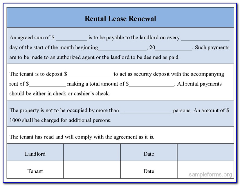 Notice Of Lease Non Renewal Template Free