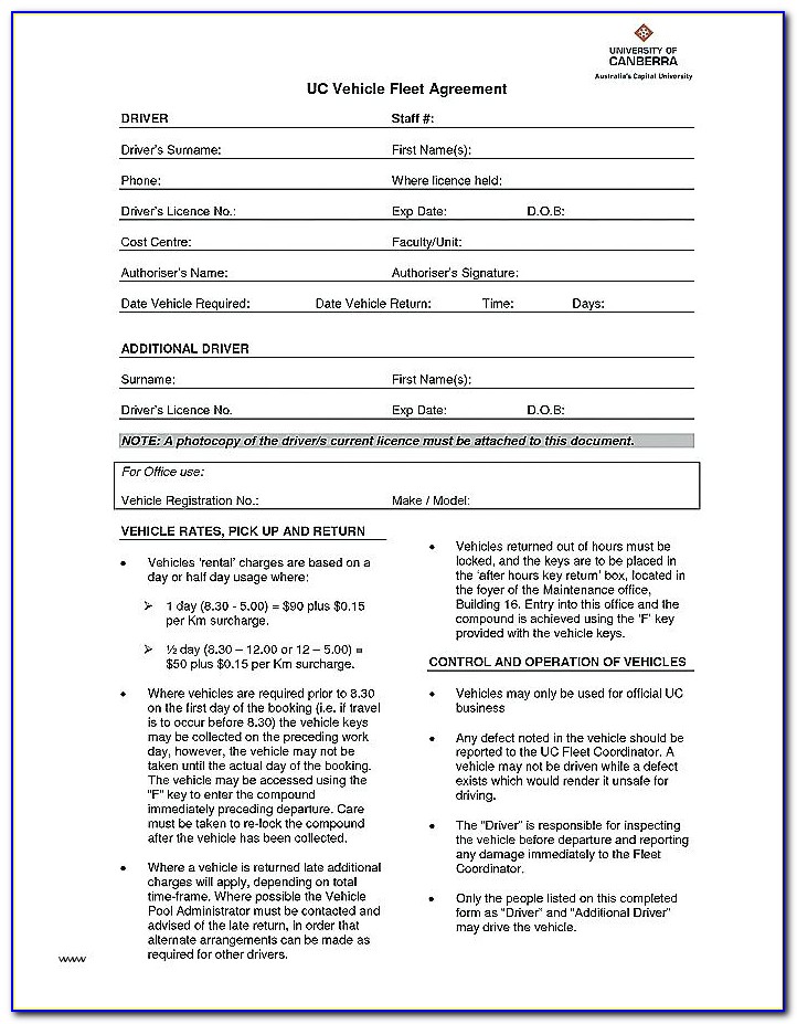 Parking Space Lease Agreement Form