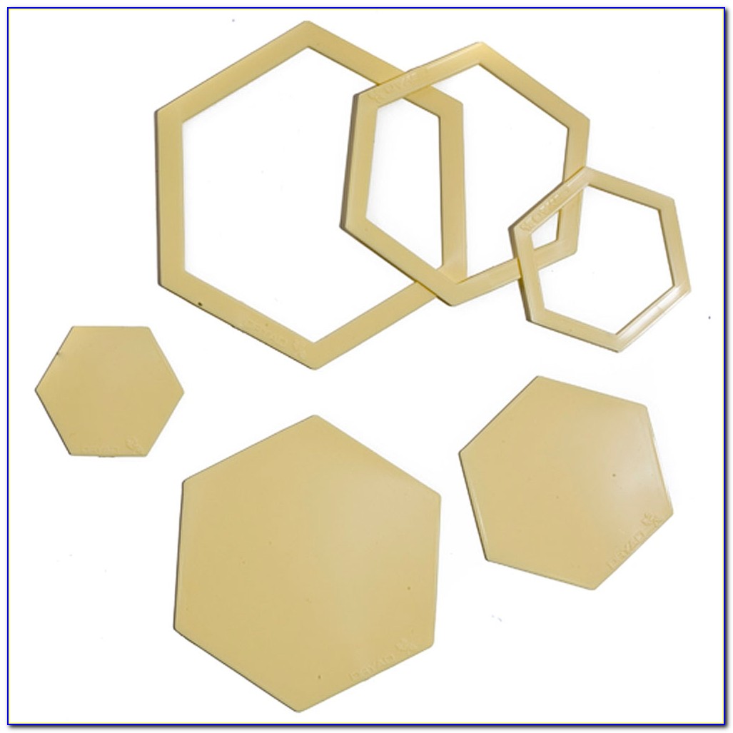 Plastic Hexagon Templates For English Paper Piecing