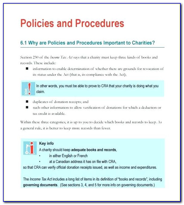 Policy And Procedure Manual Template Free Download