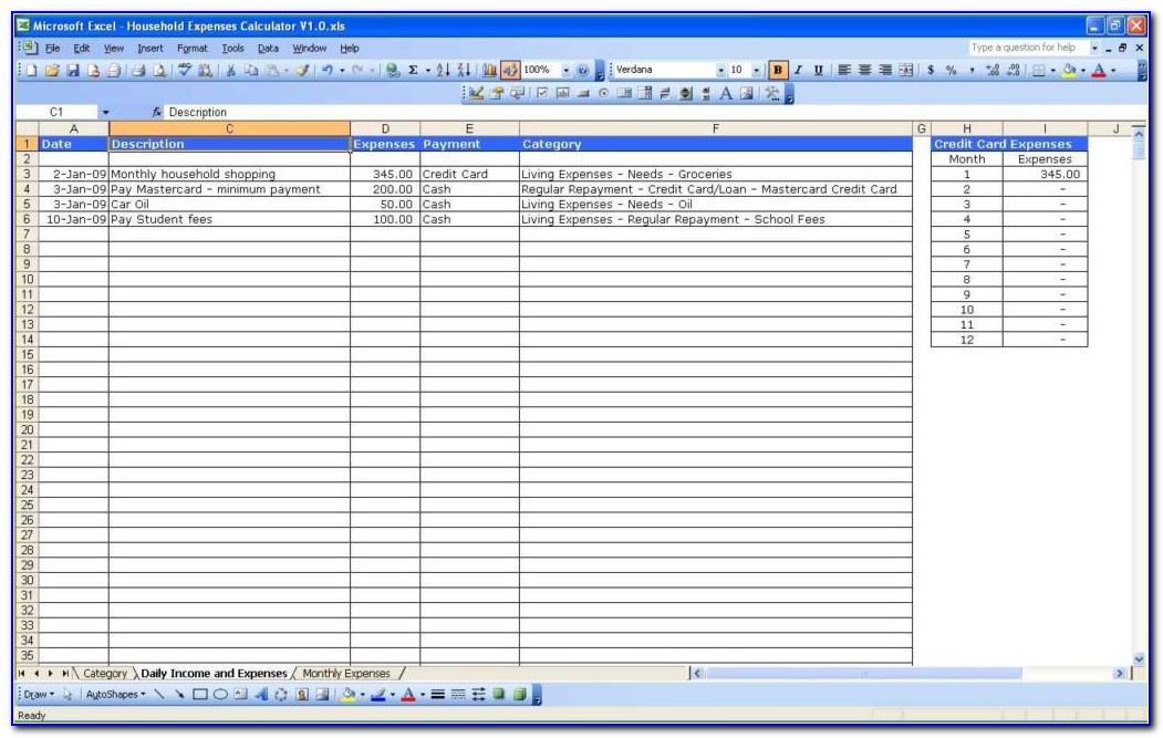 Property Rental Invoice Excel Template