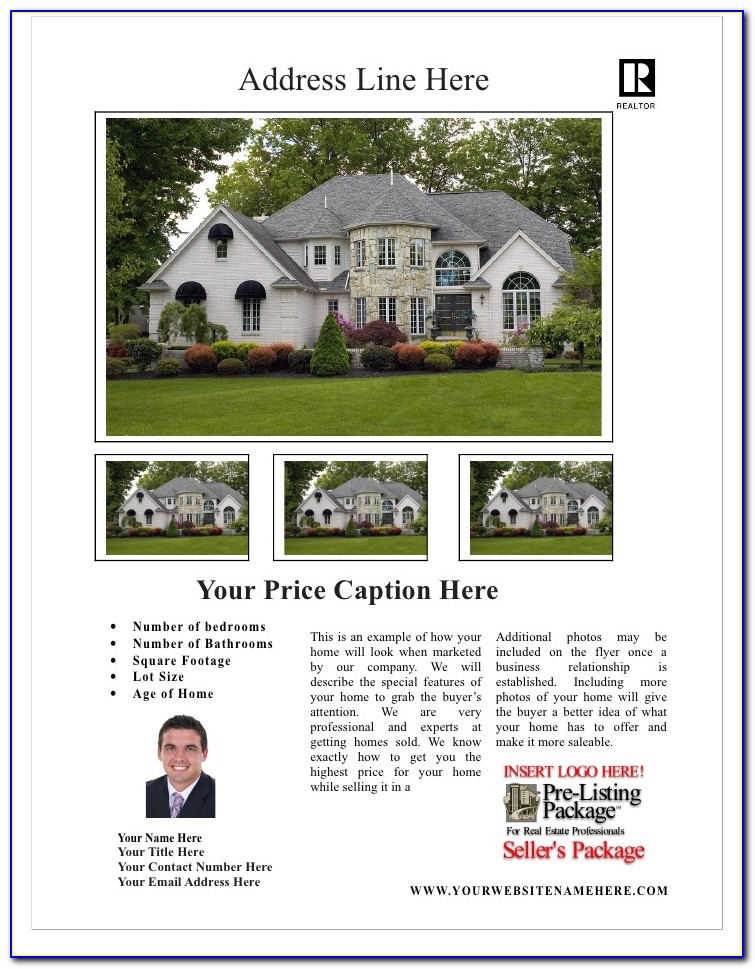 Real Estate Newspaper Ad Templates