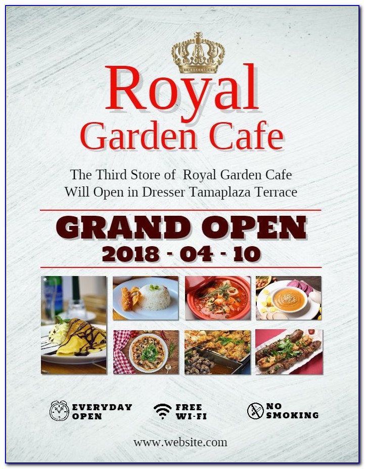 Restaurant Grand Opening Flyer Templates Free