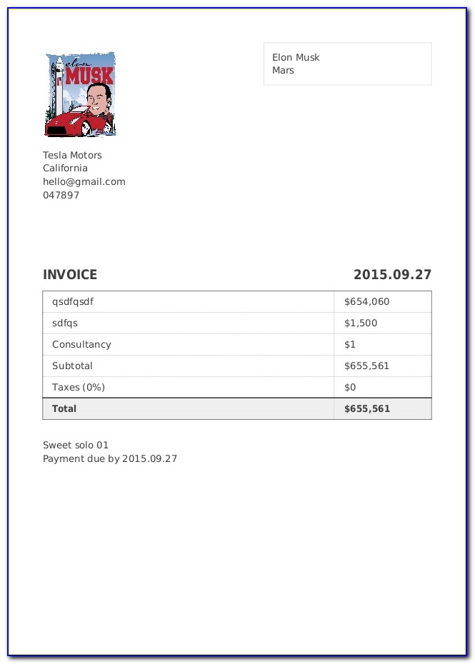 Retainer Fee Invoice Sample