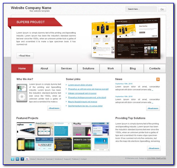 School Website Templates Free Download Html With Css Jquery