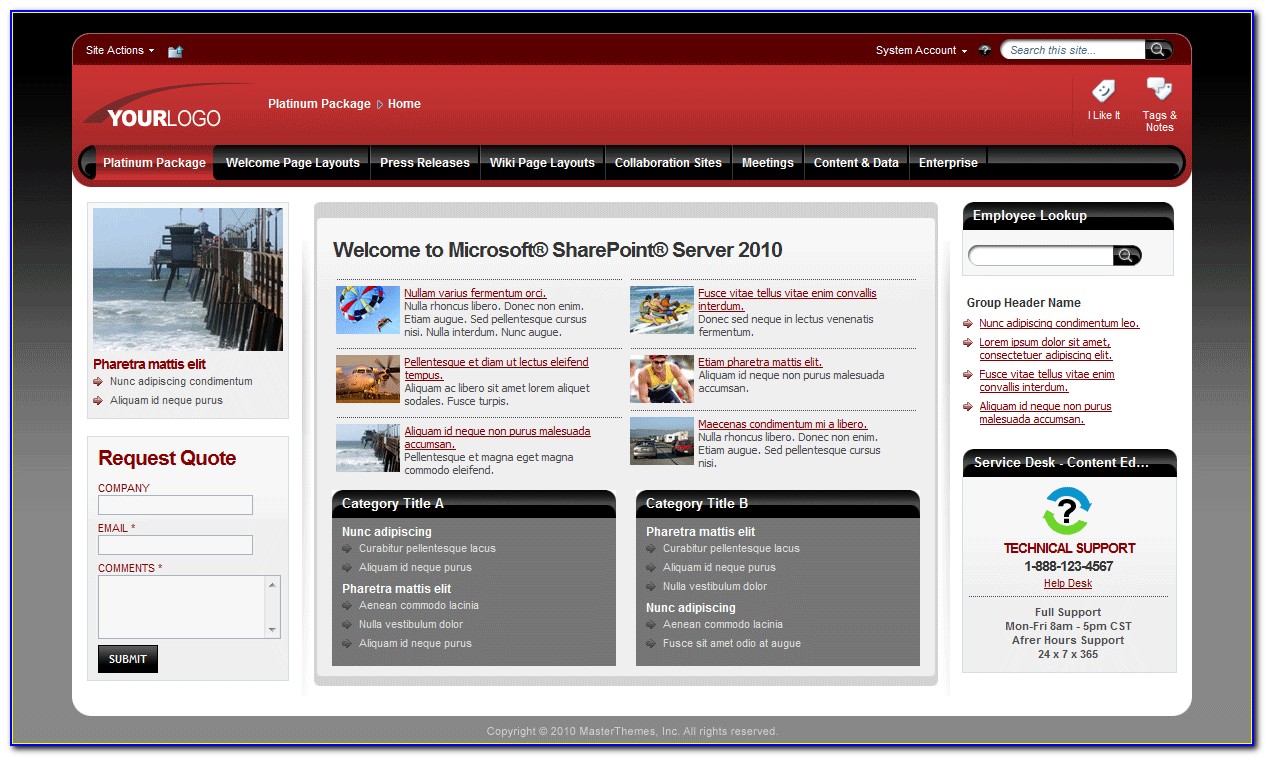 Sharepoint 2013 Template Free Download