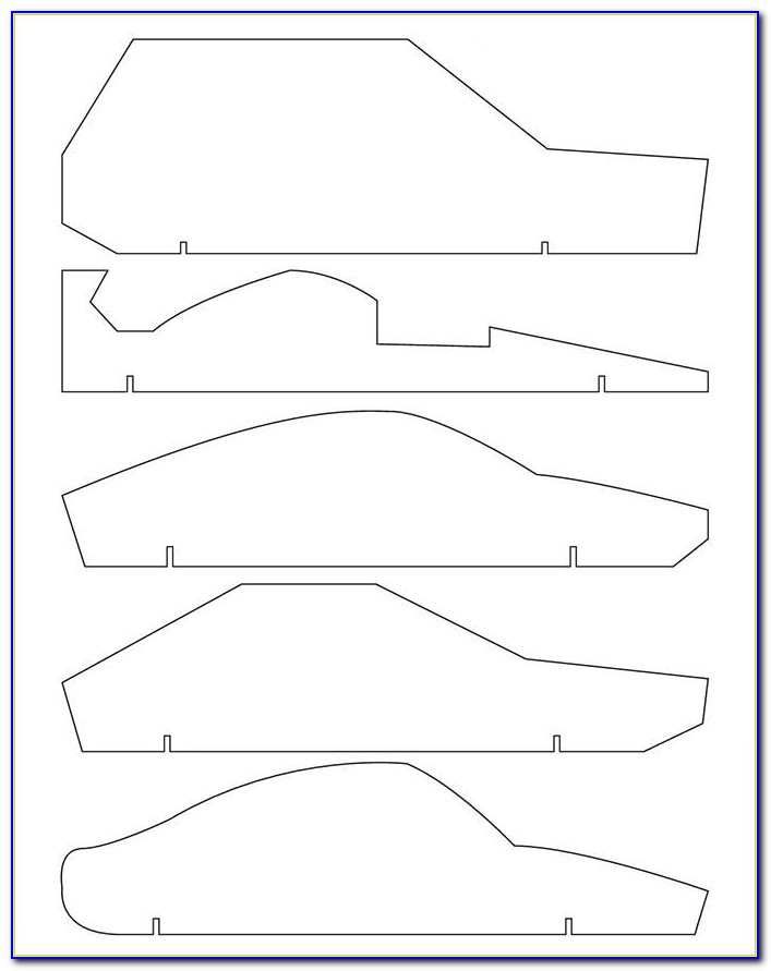 Shark Template For Pinewood Derby Car