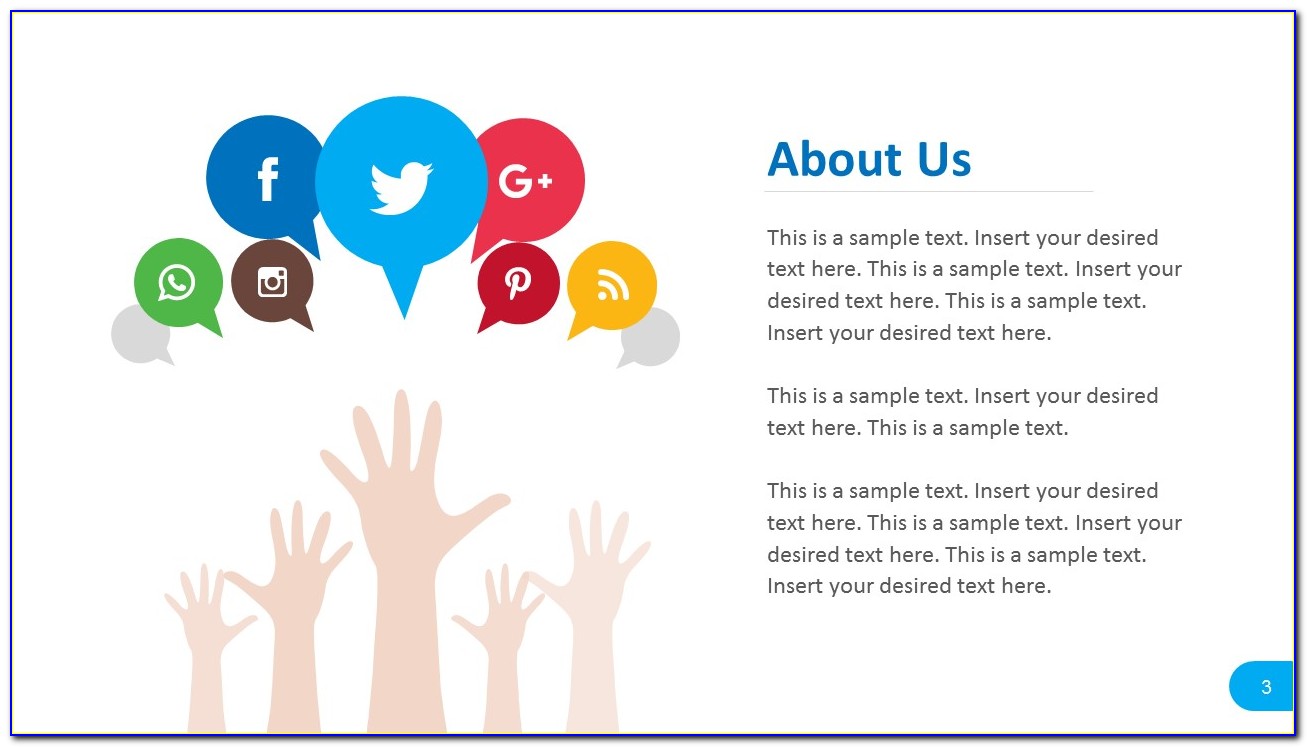 Social Media Report Powerpoint Template Free