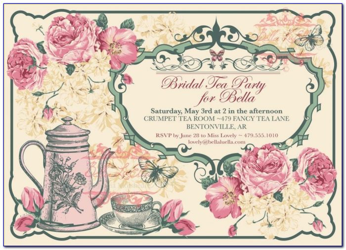 Vintage Party Invitation Card Template Free Download