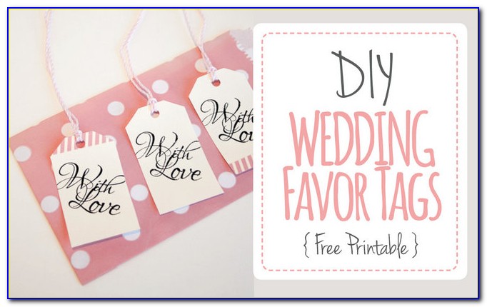 Wedding Favor Labels Template Free