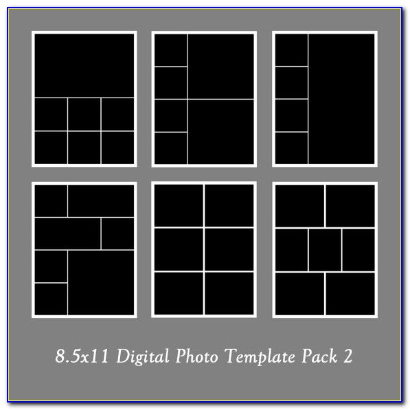 5 Photo Collage Template Photoshop