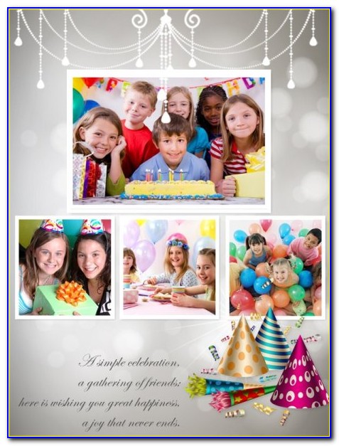 60th Birthday Photo Collage Template