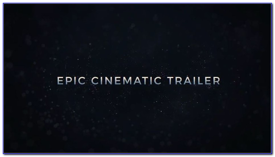 After Effects Trailer Templates Free